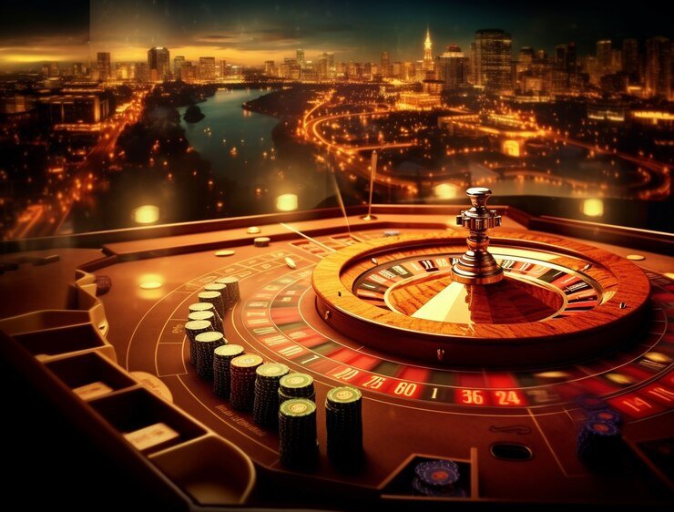 Panel kontrol Hood vs Wolf di semar 99 menampilkan tombol spin dan pengaturan taruhan